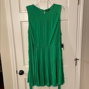 Simply Vera Vera Wang Vibrant Green Mini Dress